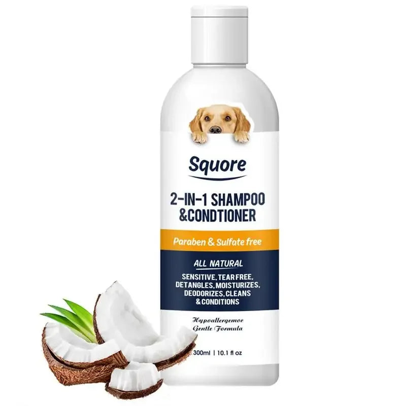 Cat and Dog shampoo and conditioner with a Sensitive Skin PH Balanced.